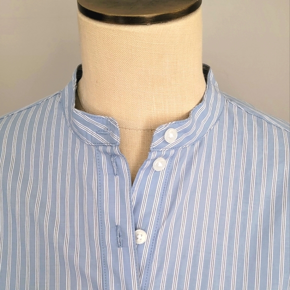 Michael Kors Belted Poplin Button-up Shirt Dress - Picture 6 of 12